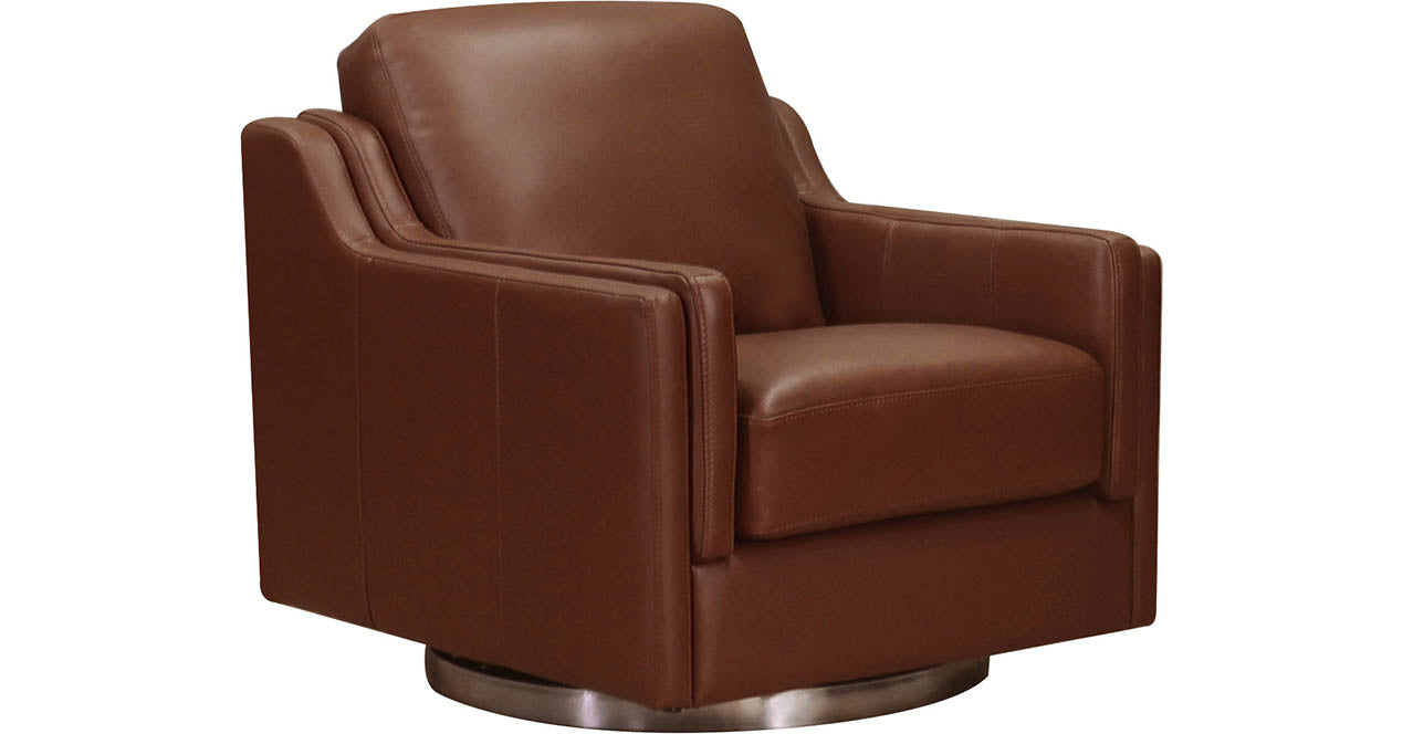 Bella Swivel Leather Chair